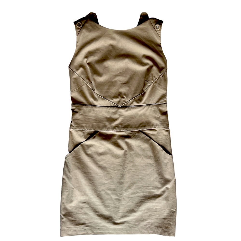 SPORTMAX CODE by MAXMARA DRESS SIZE 6 camel beige color Excellent Pre-Owned Con